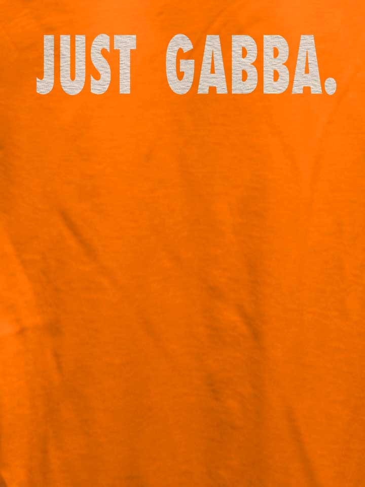 just-gabba-damen-t-shirt orange 4