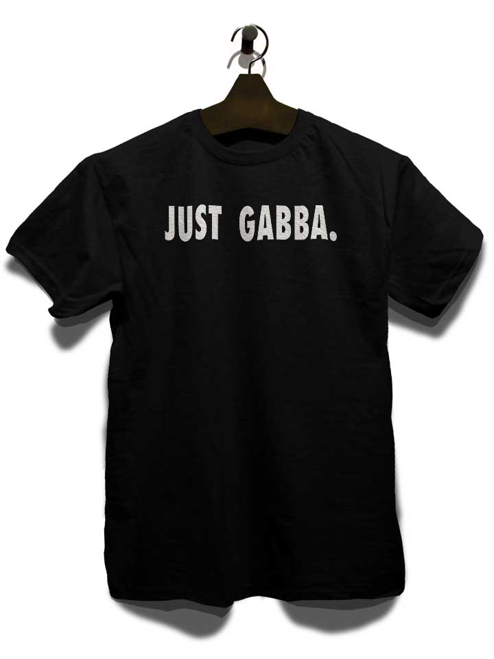 just-gabba-t-shirt schwarz 3