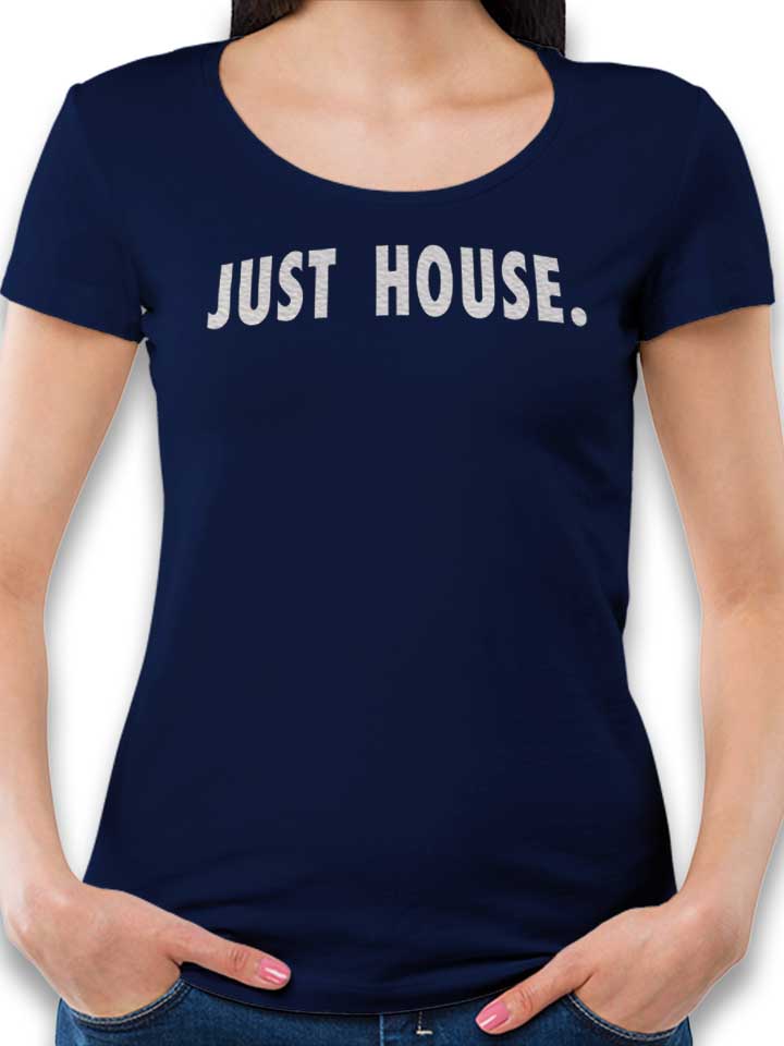 Just House Damen T-Shirt dunkelblau L