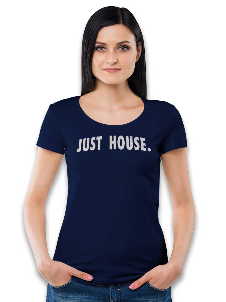 just-house-damen-t-shirt dunkelblau 2