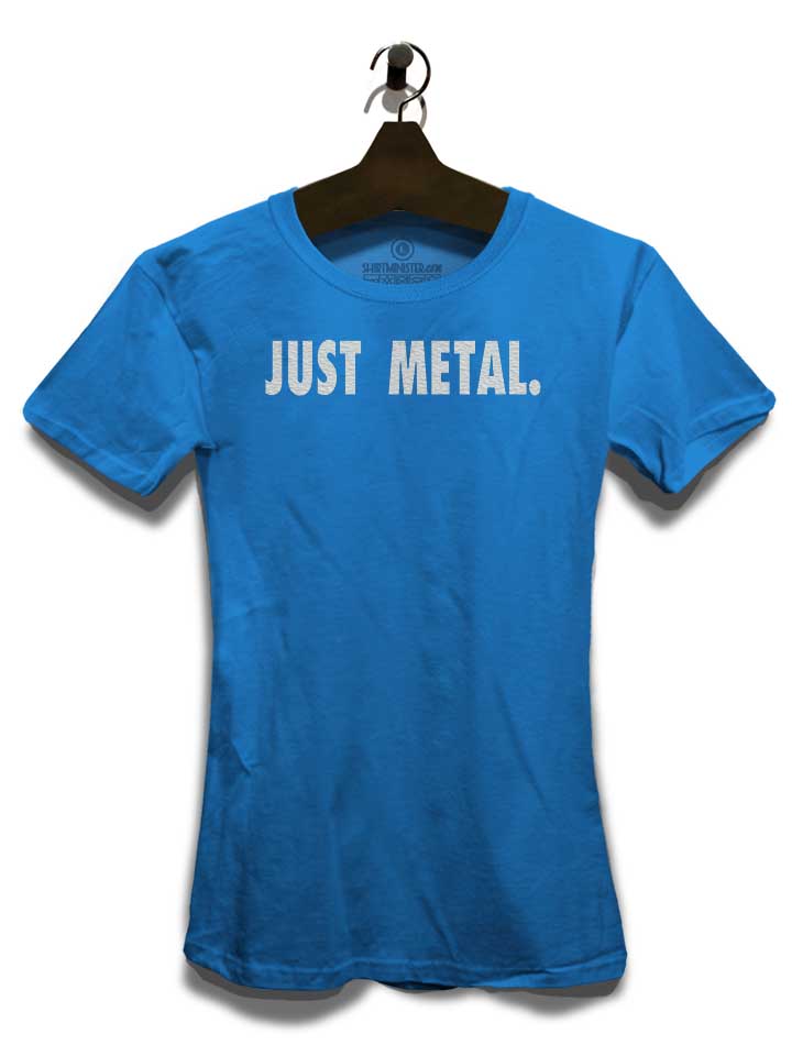just-metal-damen-t-shirt royal 3