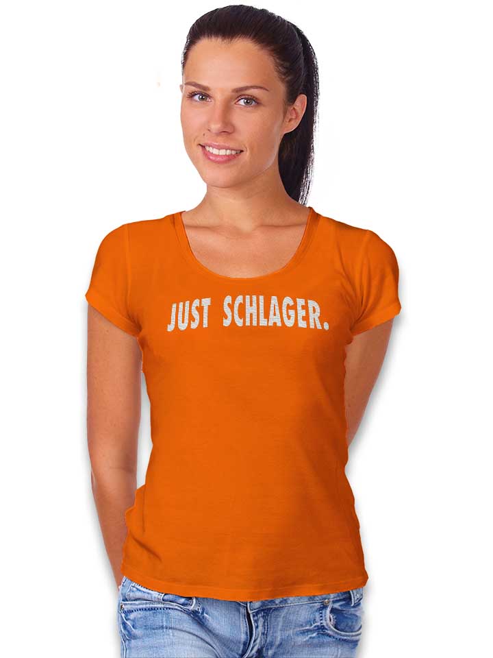 just-schlager-damen-t-shirt orange 2
