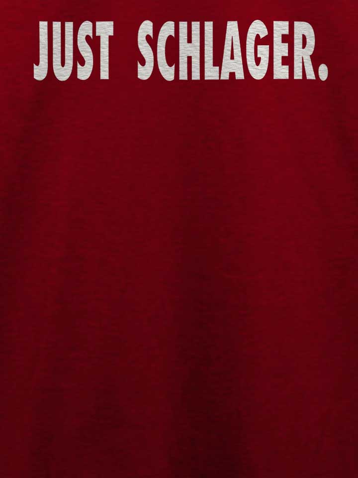 just-schlager-t-shirt bordeaux 4