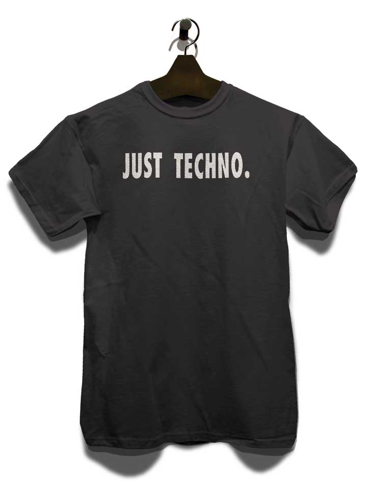 just-techno-t-shirt dunkelgrau 3