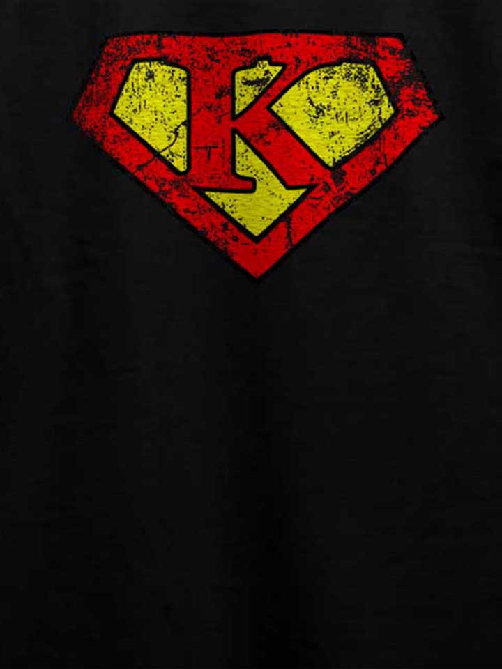 k-buchstabe-logo-vintage-t-shirt schwarz 4
