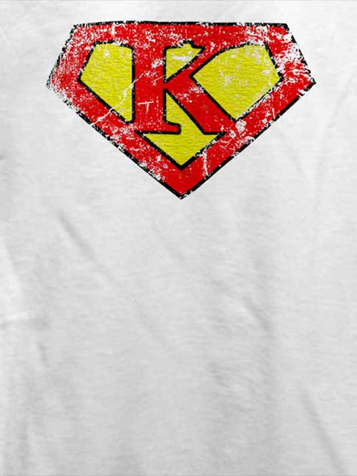 k-buchstabe-logo-vintage-t-shirt weiss 4