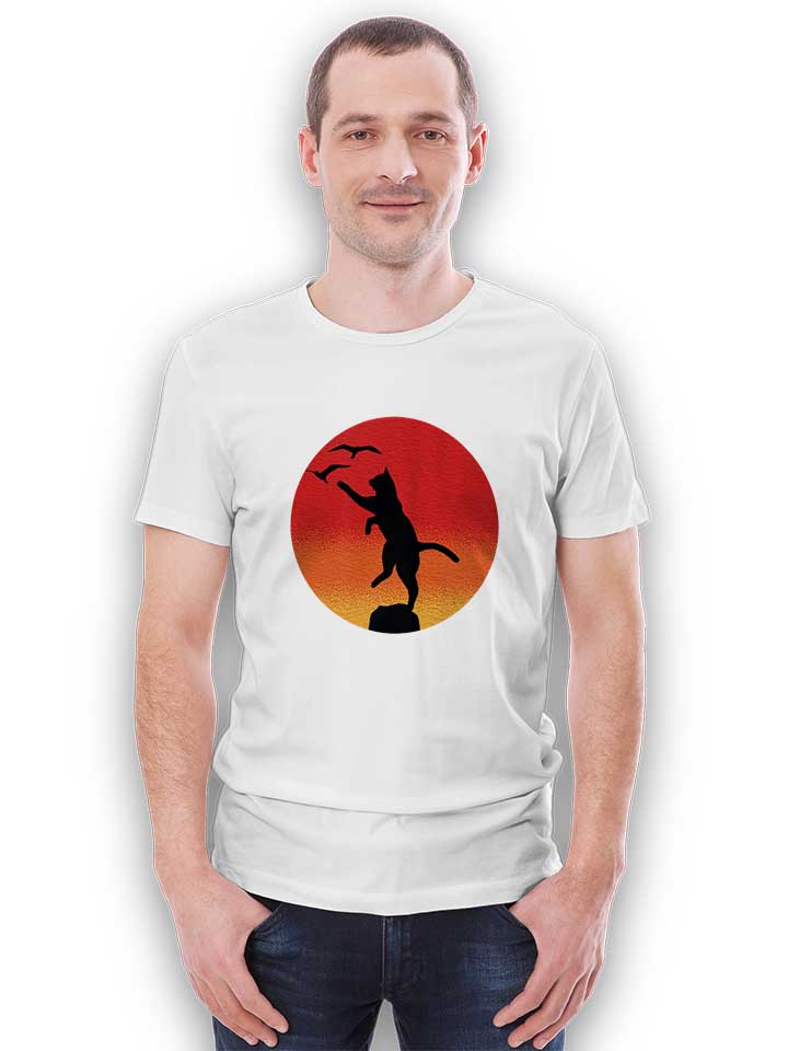 karate-cat-t-shirt weiss 2