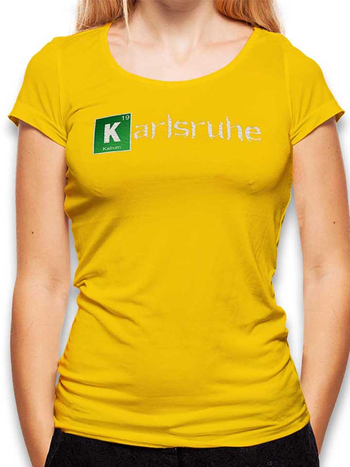 karlsruhe-damen-t-shirt gelb 1