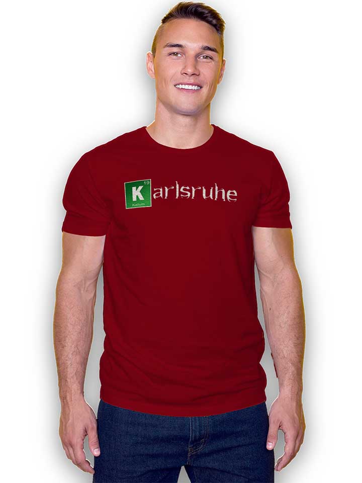 karlsruhe-t-shirt bordeaux 2