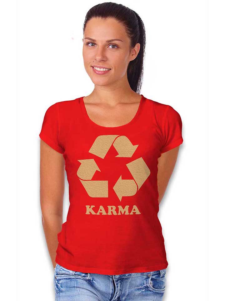 karma-recycle-damen-t-shirt rot 2