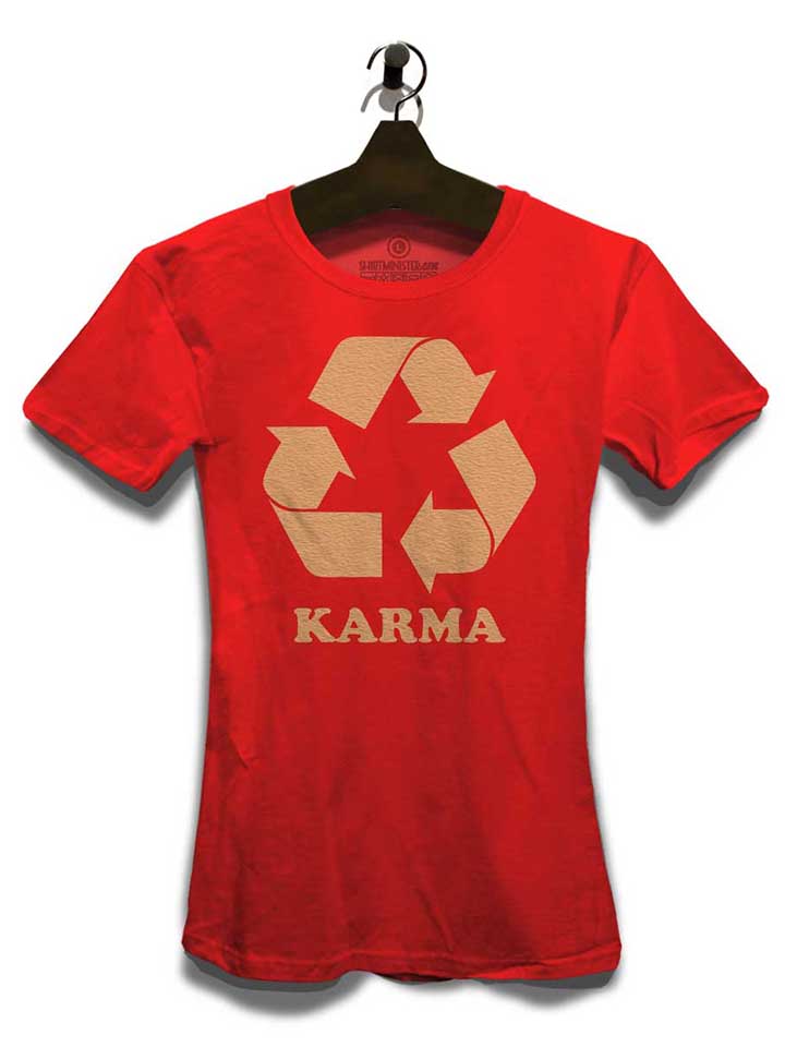 karma-recycle-damen-t-shirt rot 3