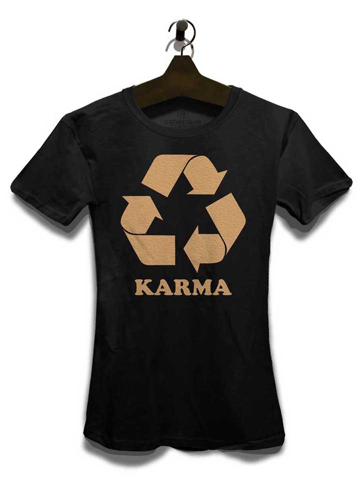 karma-recycle-damen-t-shirt schwarz 3