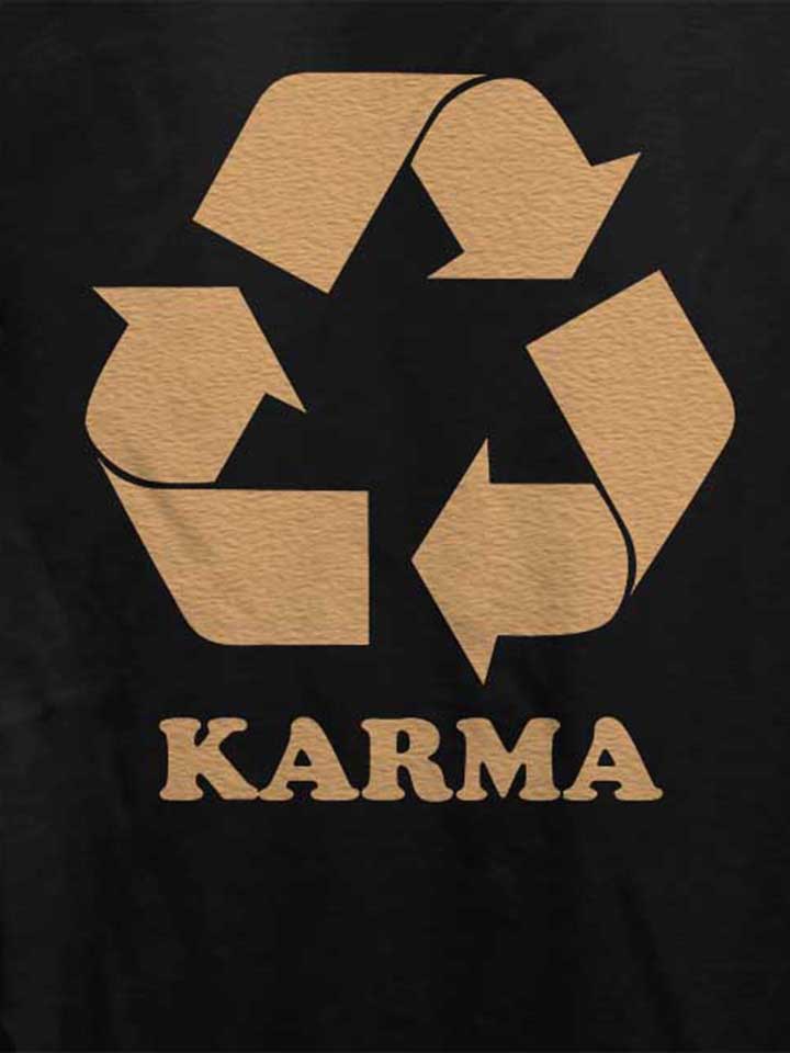 karma-recycle-damen-t-shirt schwarz 4