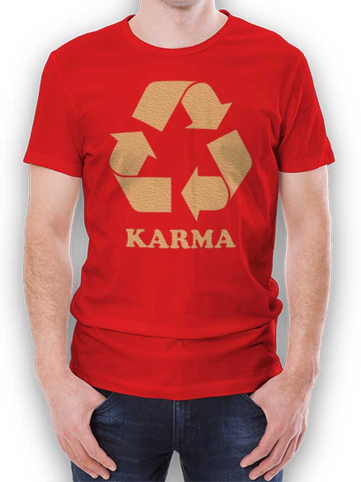 Karma Recycle Camiseta rojo L