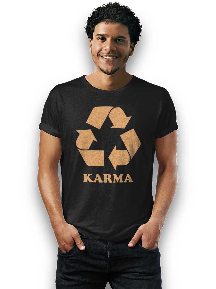 karma-recycle-t-shirt schwarz 2
