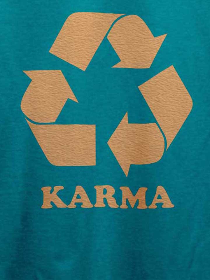 karma-recycle-t-shirt tuerkis 4