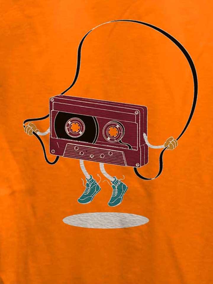 kassette-jumping-rope-damen-t-shirt orange 4