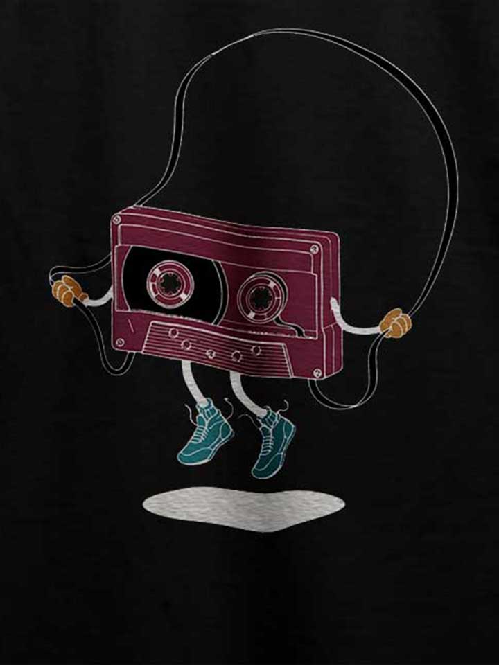 kassette-jumping-rope-t-shirt schwarz 4
