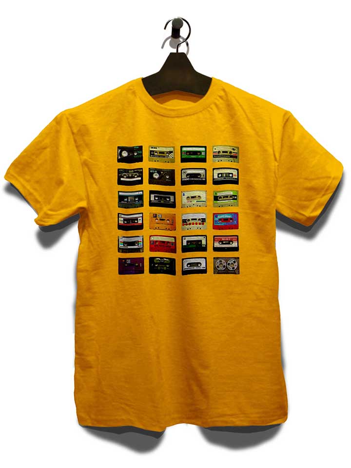 kassetten-t-shirt gelb 3