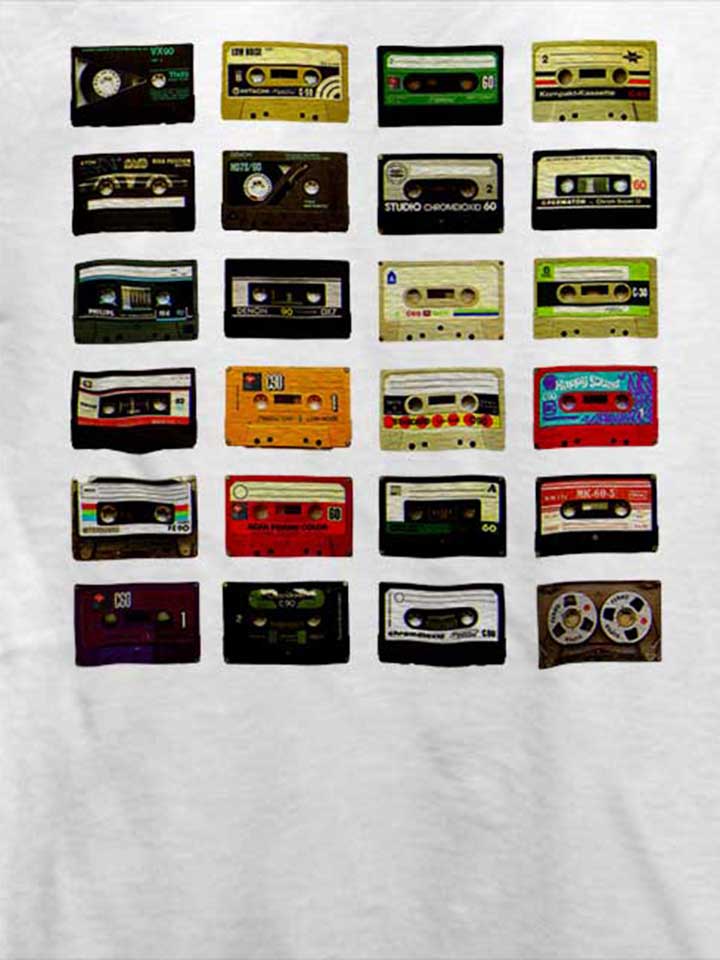 kassetten-t-shirt weiss 4