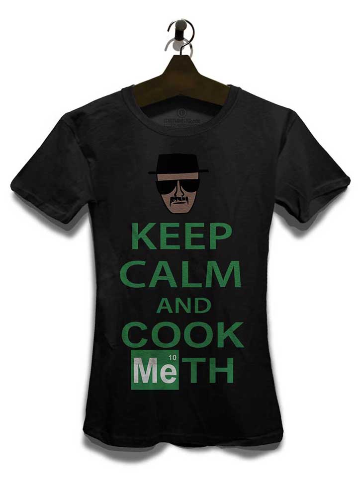 keep-calm-and-cook-meth-damen-t-shirt schwarz 3