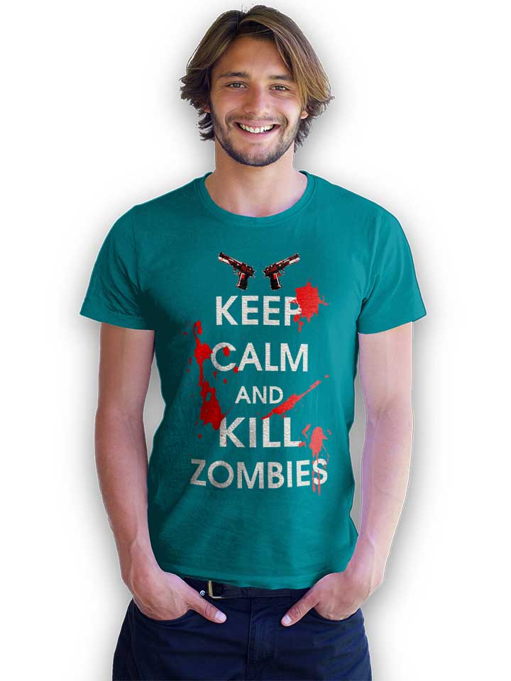 keep-calm-and-kill-zombies-t-shirt tuerkis 2