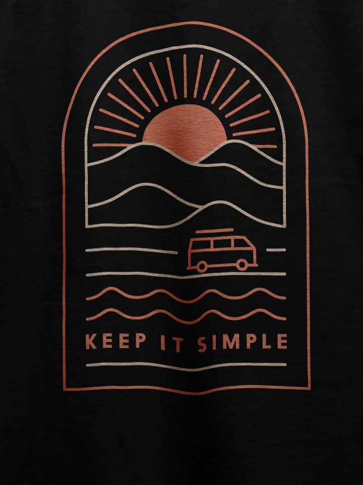 keep-it-simple-camping-t-shirt schwarz 4