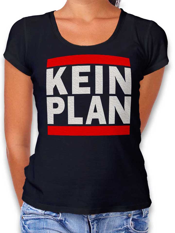 kein-plan-damen-t-shirt schwarz 1