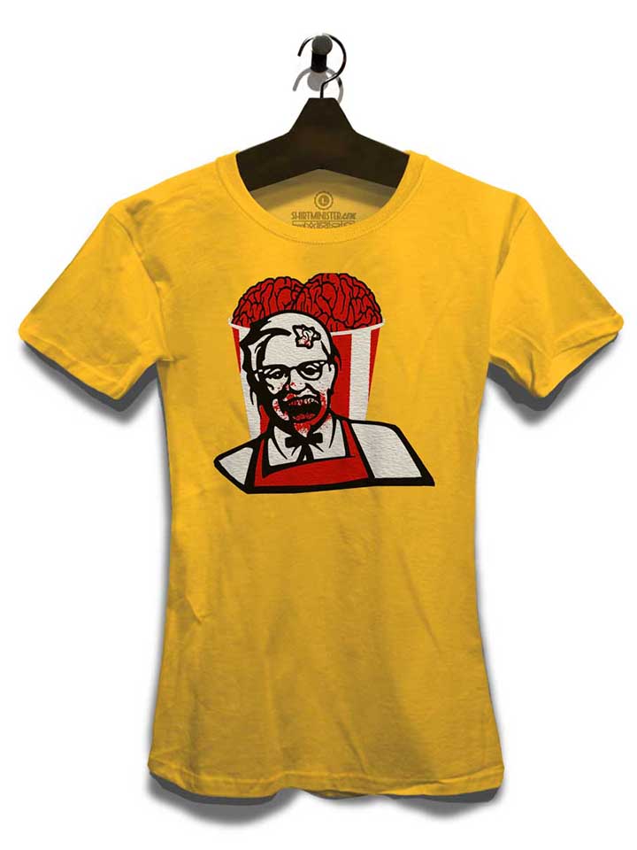 kfc-damen-t-shirt gelb 3