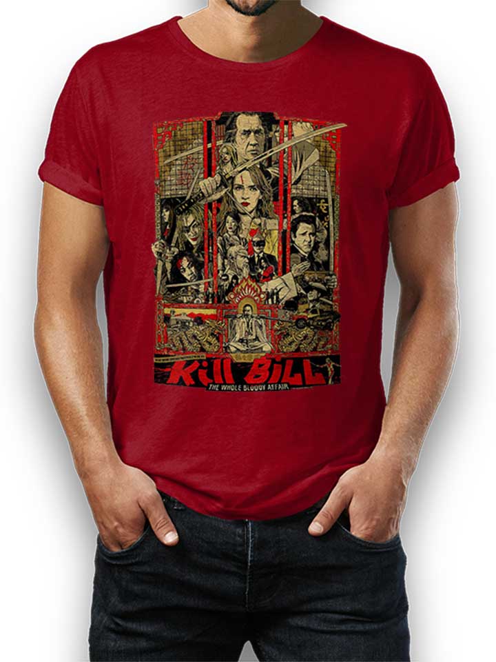 Kill Bill The Whole Bloody Affair Camiseta burdeos L
