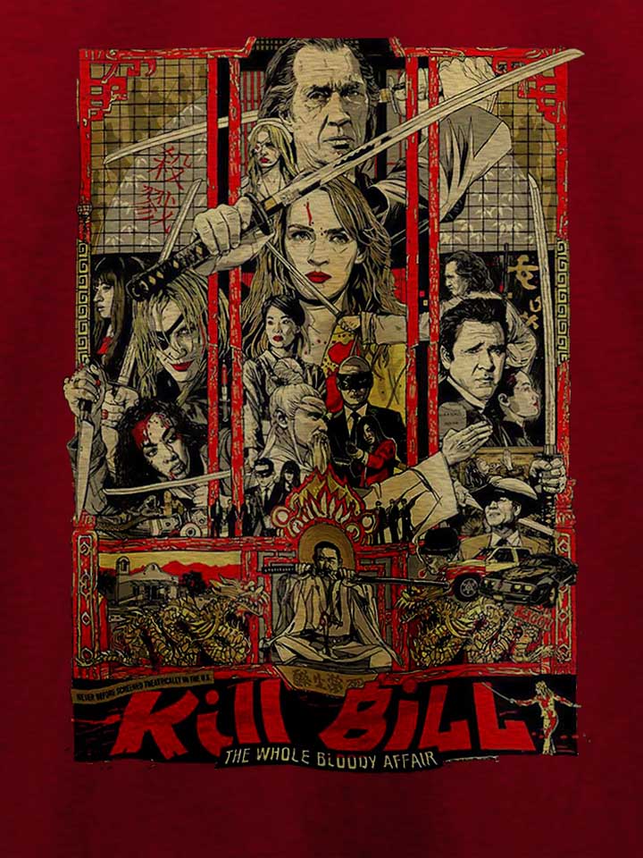 kill-bill-the-whole-bloody-affair-t-shirt bordeaux 4