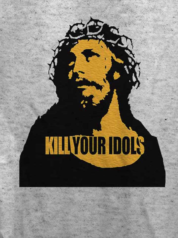 kill-your-idols-damen-t-shirt grau-meliert 4