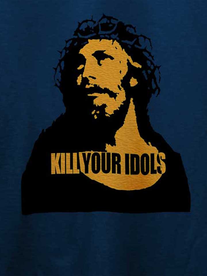 kill-your-idols-t-shirt dunkelblau 4