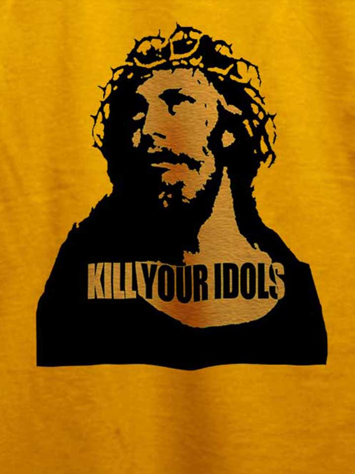 kill-your-idols-t-shirt gelb 4