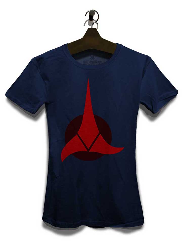 klingon-empire-logo-damen-t-shirt dunkelblau 3