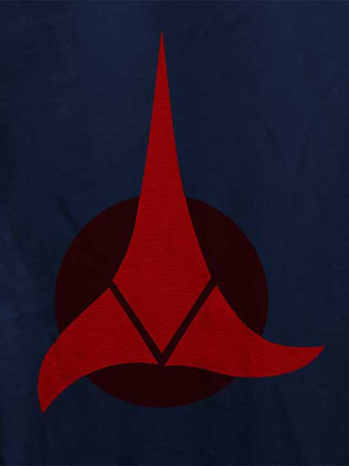 klingon-empire-logo-damen-t-shirt dunkelblau 4
