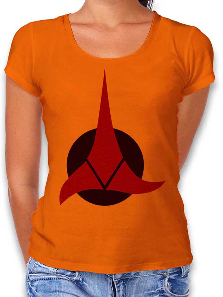 klingon-empire-logo-damen-t-shirt orange 1