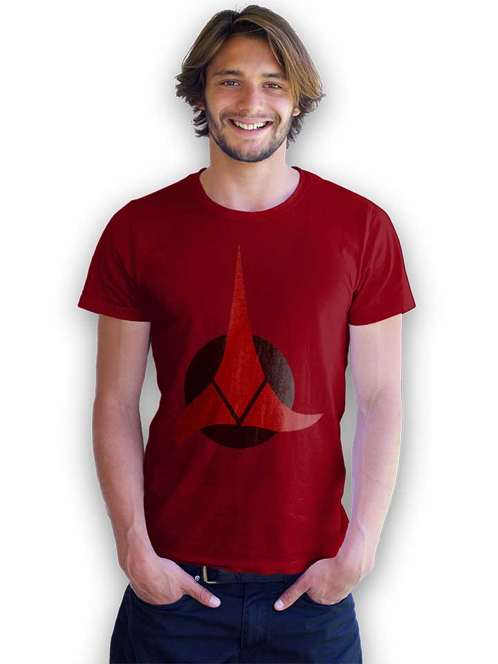 klingon-empire-logo-t-shirt bordeaux 2
