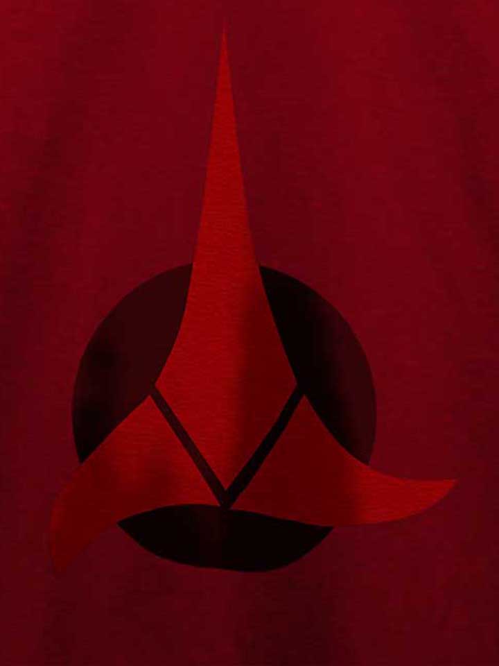 klingon-empire-logo-t-shirt bordeaux 4