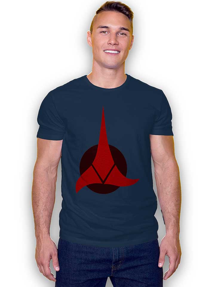 klingon-empire-logo-t-shirt dunkelblau 2