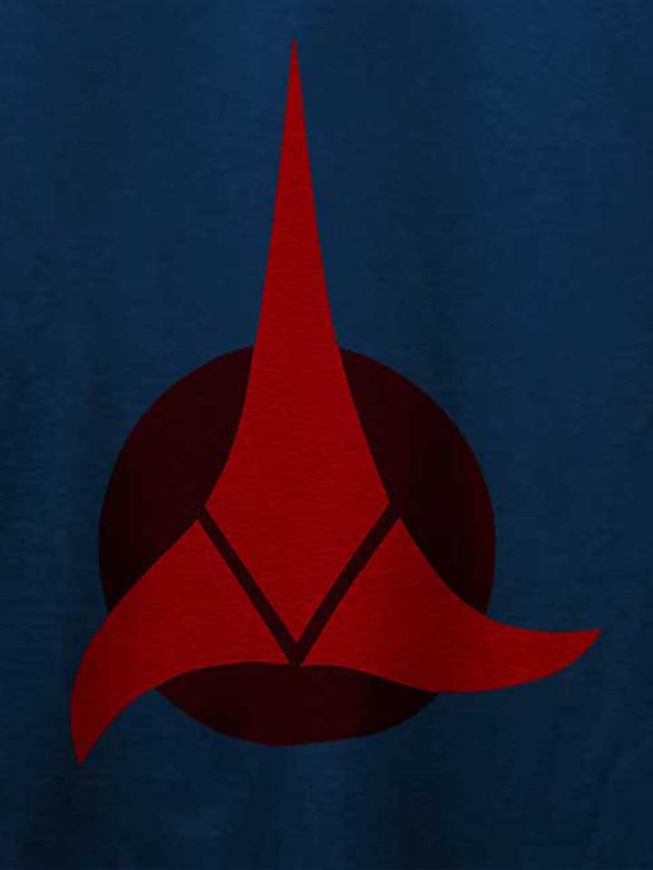 klingon-empire-logo-t-shirt dunkelblau 4
