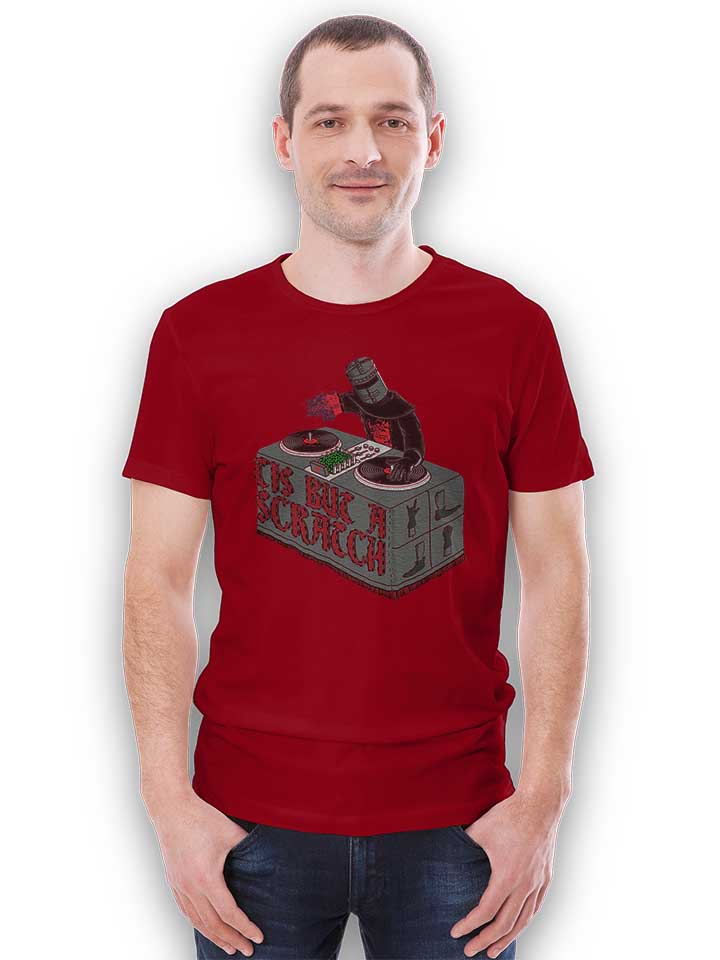 knight-of-the-turntable-t-shirt bordeaux 2