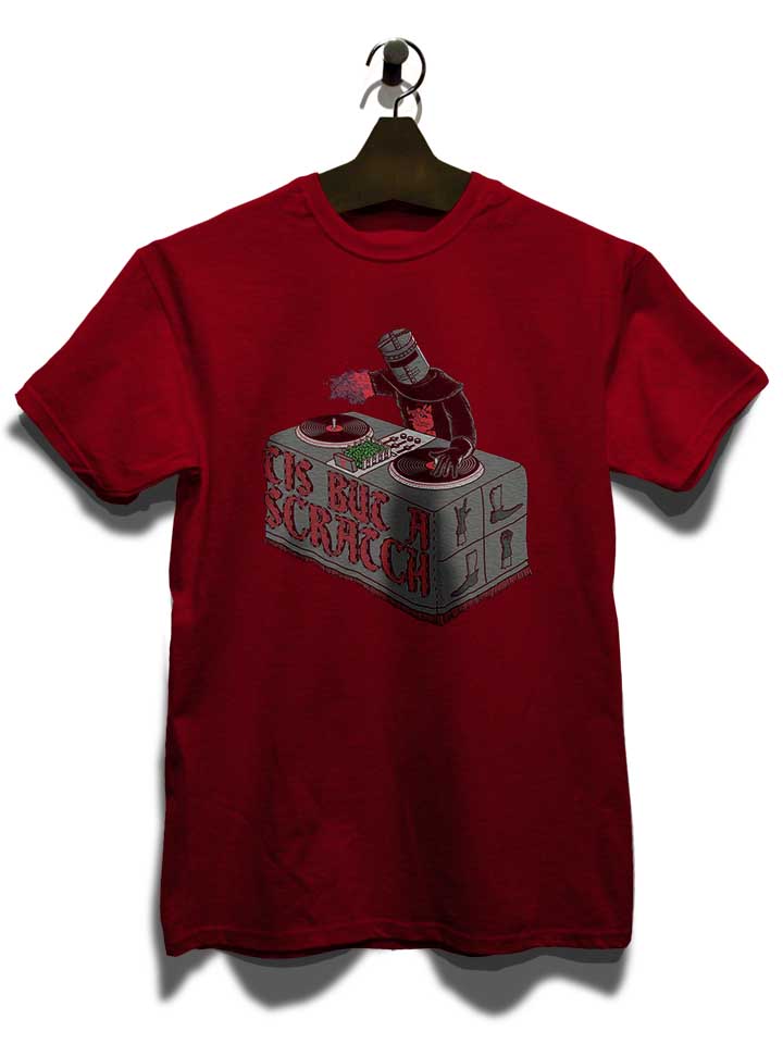 knight-of-the-turntable-t-shirt bordeaux 3