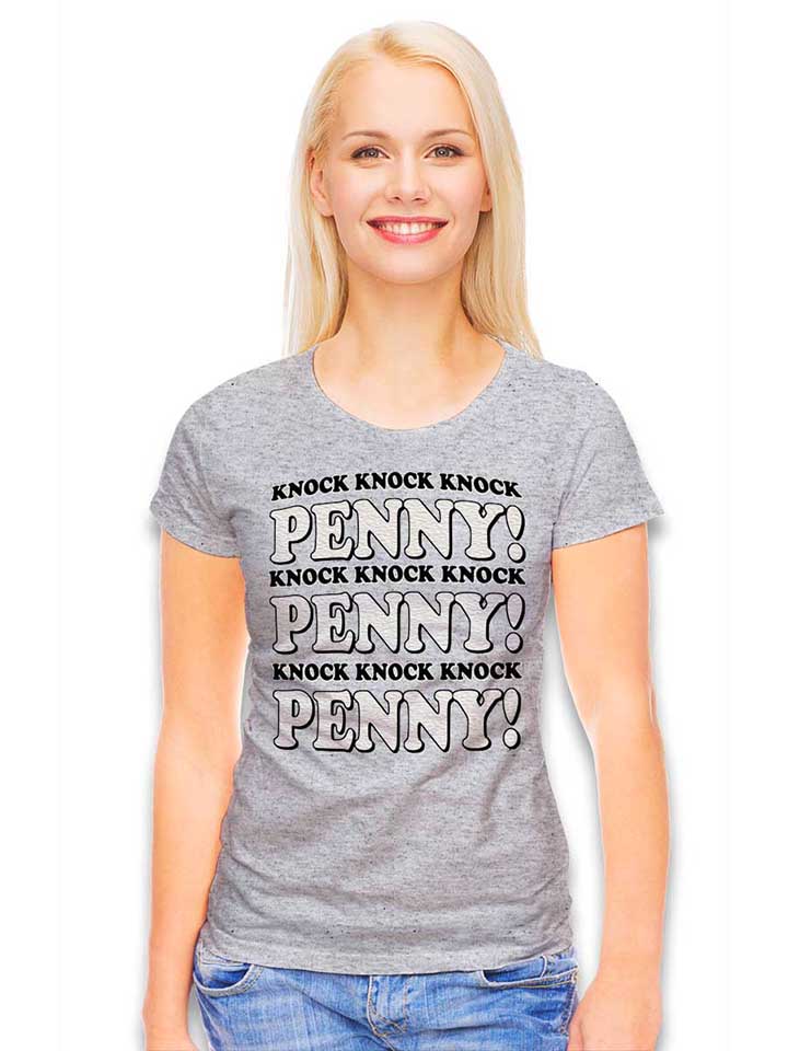 knock-knock-penny-2-damen-t-shirt grau-meliert 2