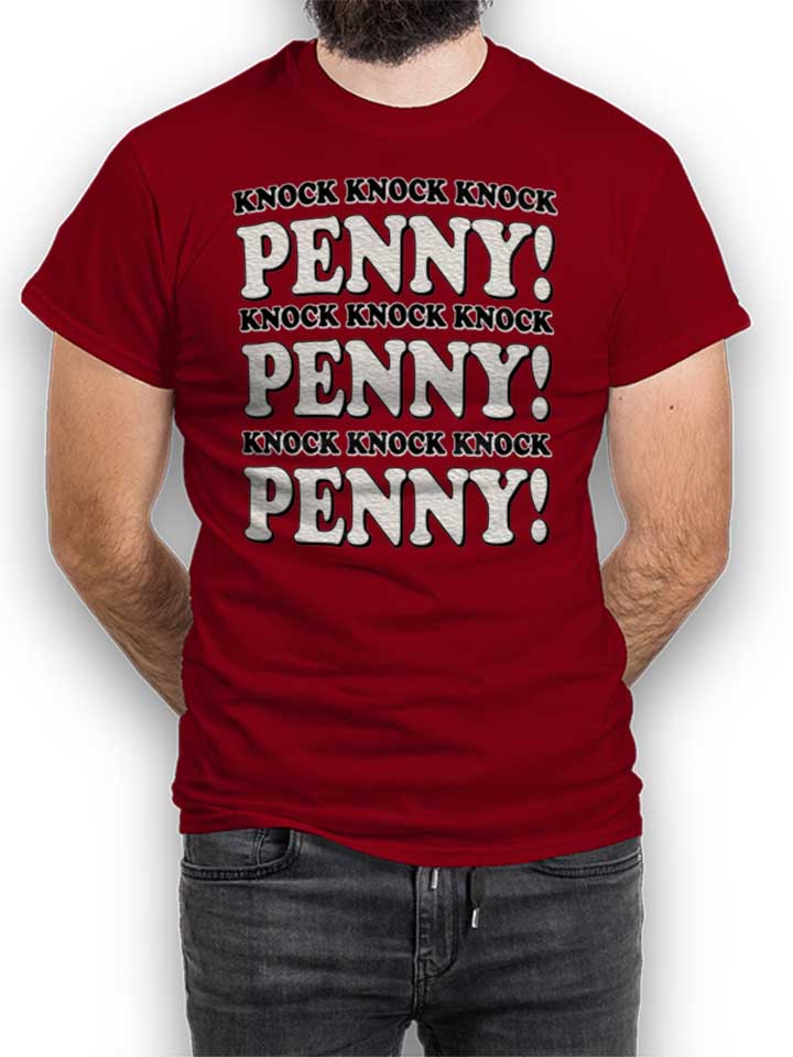 Knock Knock Penny 2 T-Shirt maroon L
