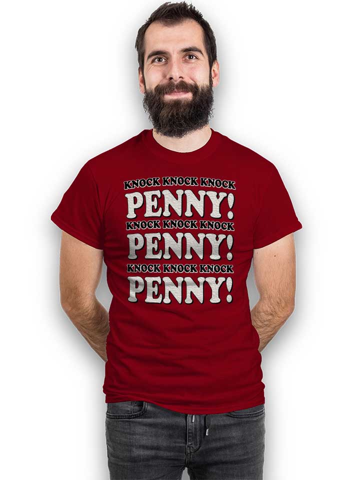 knock-knock-penny-2-t-shirt bordeaux 2