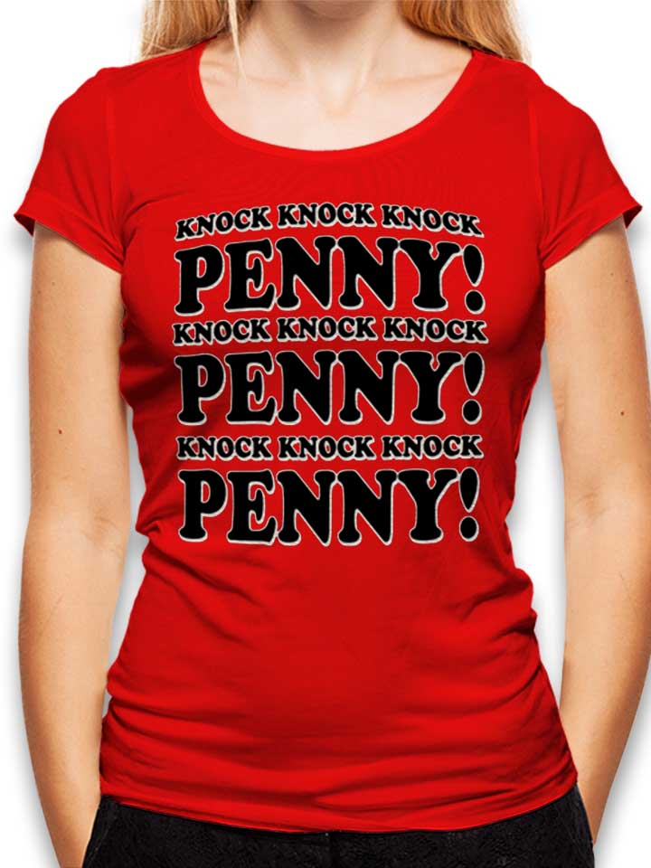 Knock Knock Penny Damen T-Shirt rot L