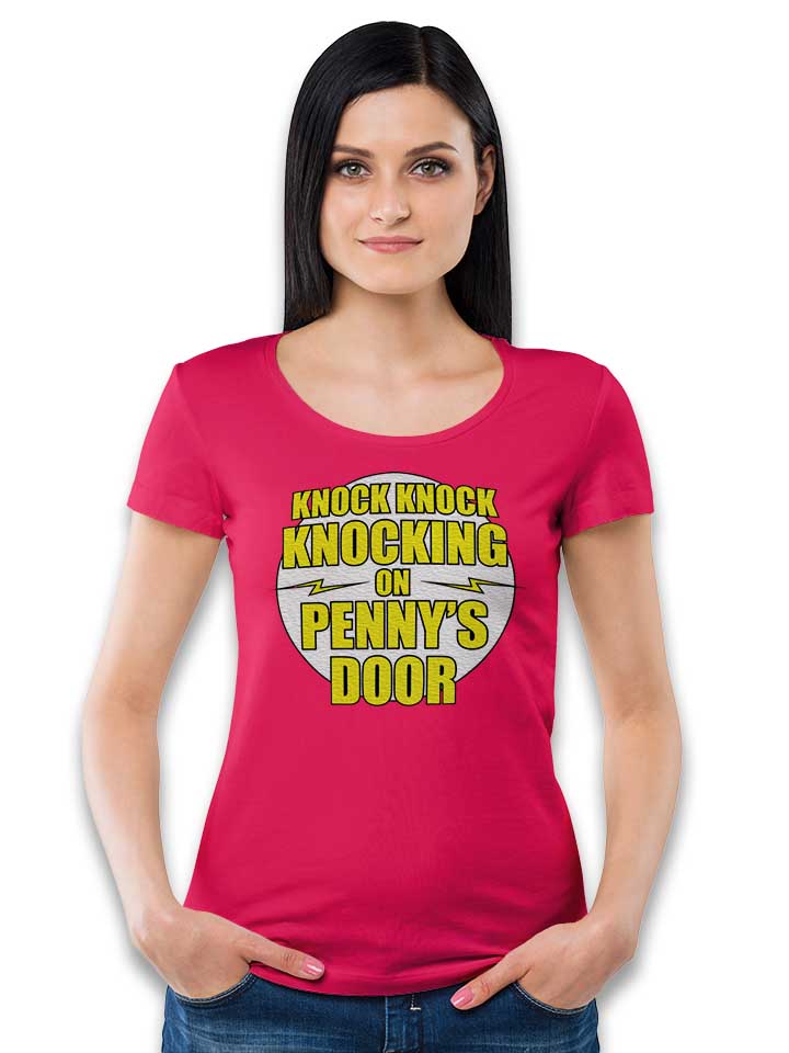 knocking-on-pennys-door-damen-t-shirt fuchsia 2