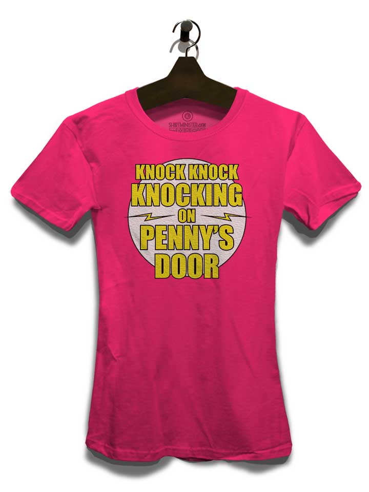 knocking-on-pennys-door-damen-t-shirt fuchsia 3