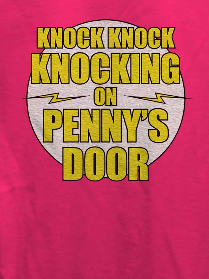 knocking-on-pennys-door-damen-t-shirt fuchsia 4